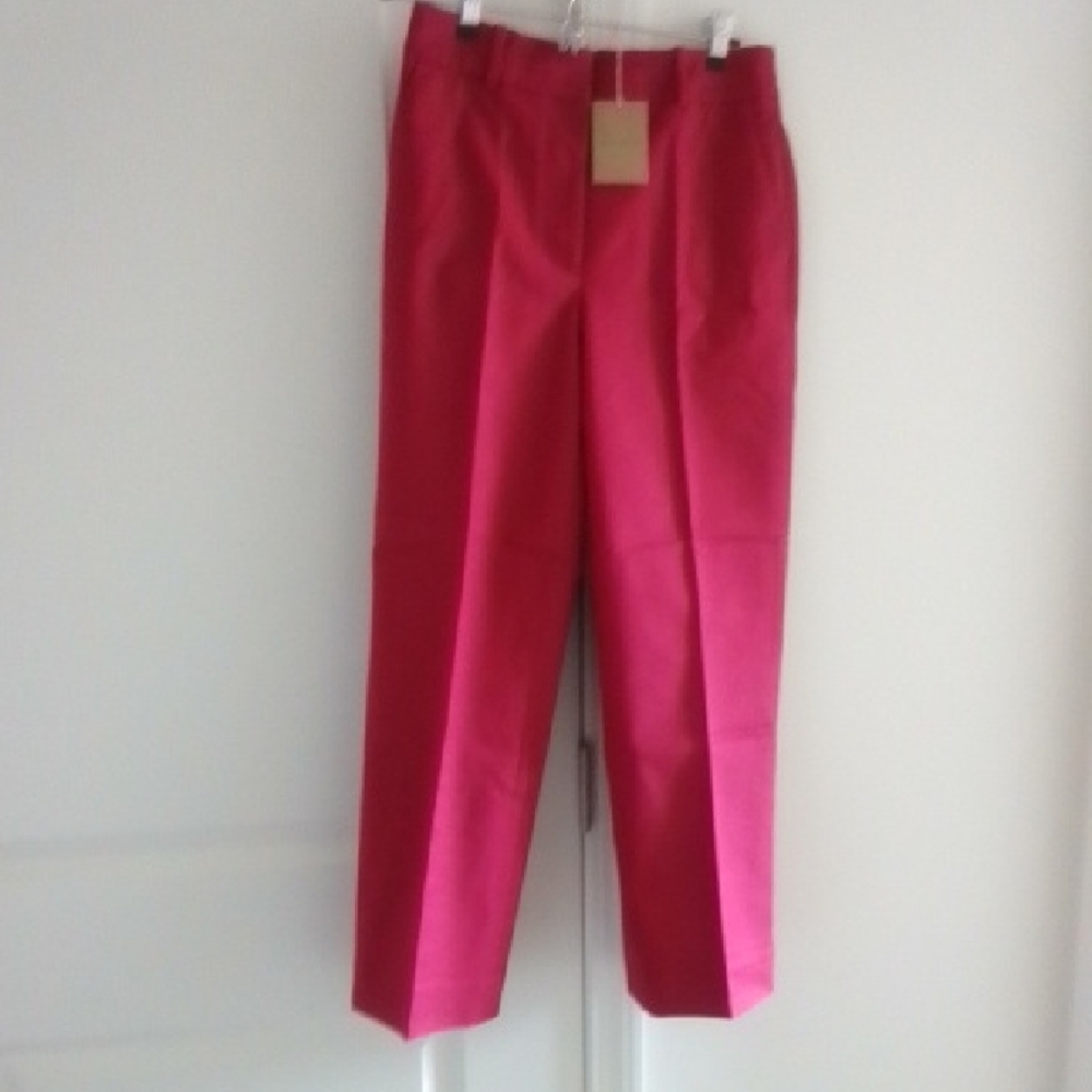 NWT Boden Petite Bright Cherry Trousers